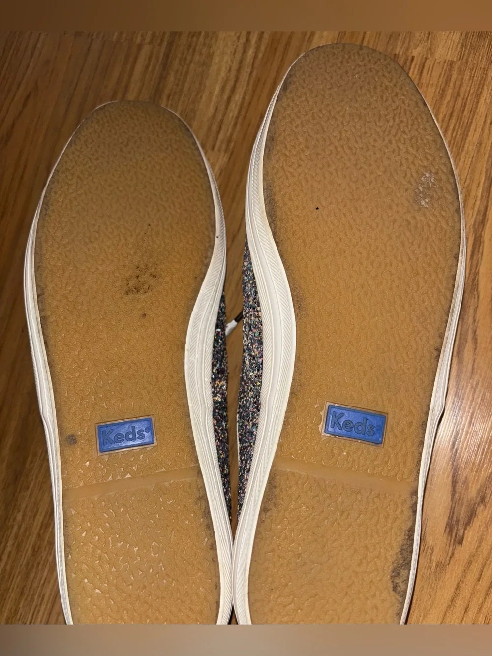 kate spade Glitter Ribbon-Lace Sneakers
